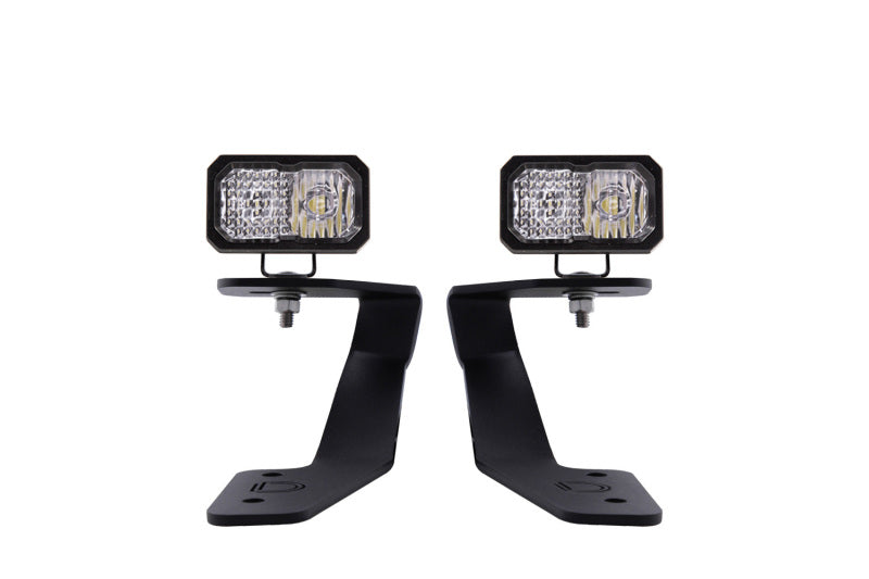 Diode Dynamics 18-21 Subaru Crosstrek Stage Series 2in LED Ditch Light Kit - Pro White Combo-Light Bars & Cubes-Grocery Getter Performance