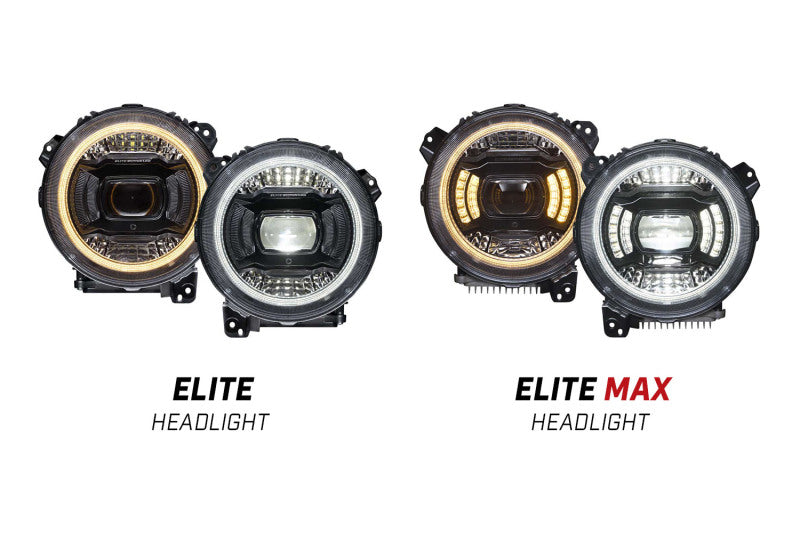 Diode Dynamics 18-23 Jeep JL Wrangler Elite Max LED Headlamps-Headlights-Grocery Getter Performance