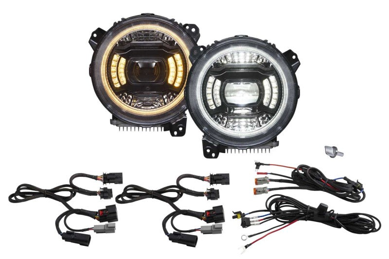 Diode Dynamics 18-23 Jeep JL Wrangler Elite Max LED Headlamps-Headlights-Grocery Getter Performance