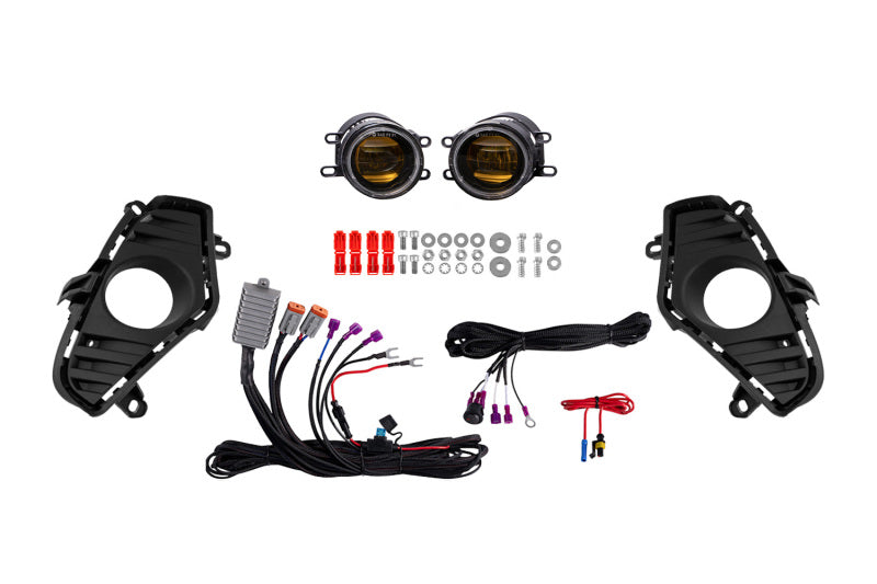 Diode Dynamics 19-22 Toyota RAV4 Elite Series Add-On Fog Lamp Kit - Yellow-Fog Lights-Grocery Getter Performance