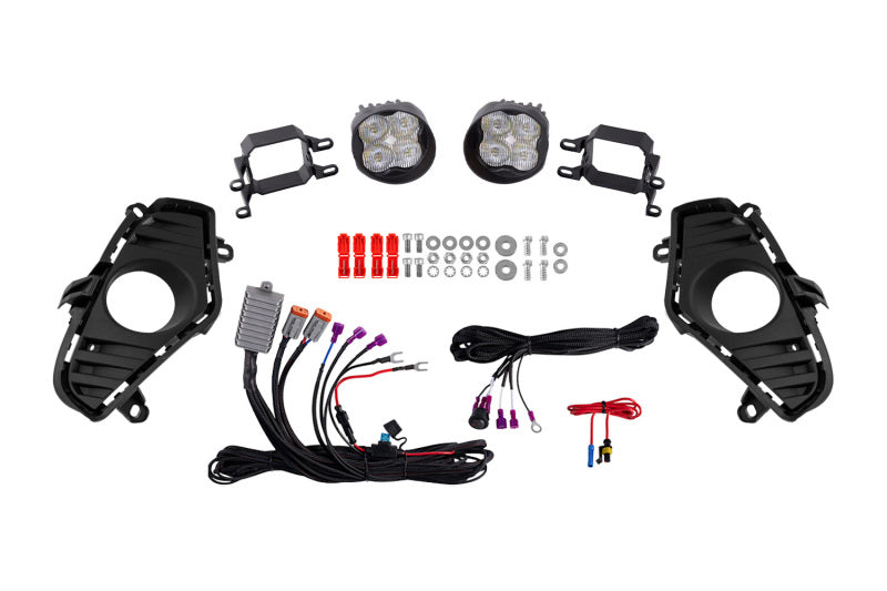 Diode Dynamics 19-22 Toyota RAV4 SS3 Add-On Fog Lamp Kit - White Sport-Fog Lights-Grocery Getter Performance