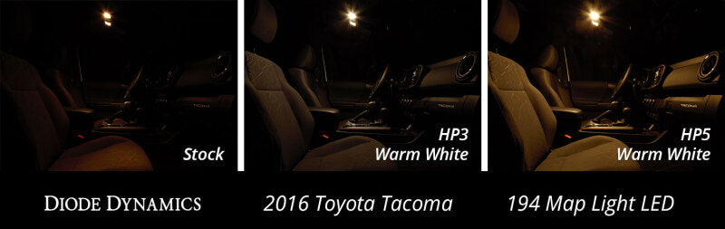 Diode Dynamics 194 LED Bulb HP3 LED - Amber (Pair)-Bulbs-Grocery Getter Performance