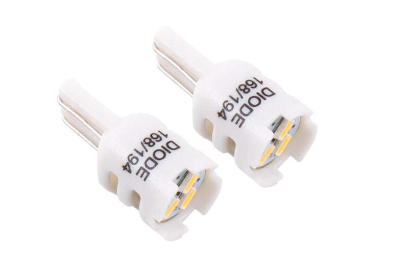 Diode Dynamics 194 LED Bulb HP3 LED Natural - White Short (Pair)-Bulbs-Grocery Getter Performance