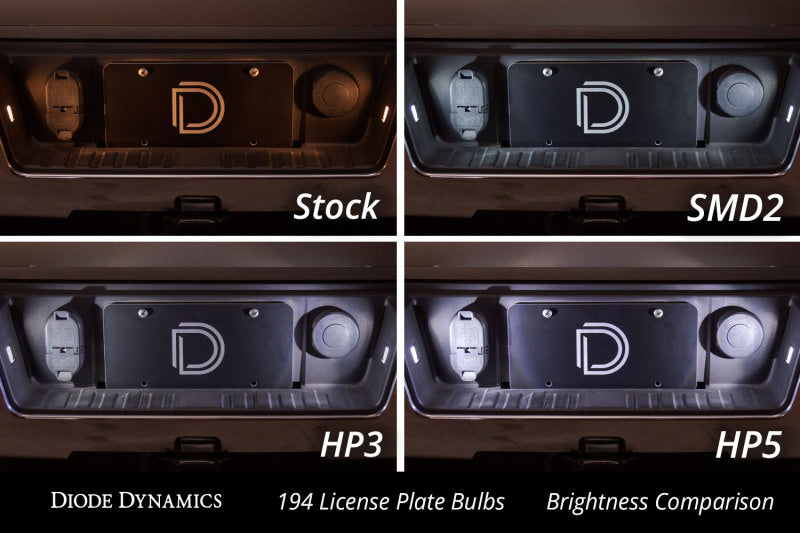 Diode Dynamics 194 LED Bulb HP3 LED Pure - White Short (Pair)-Bulbs-Grocery Getter Performance