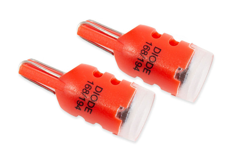 Diode Dynamics 194 LED Bulb HP3 LED - Red (Pair)-Bulbs-Grocery Getter Performance