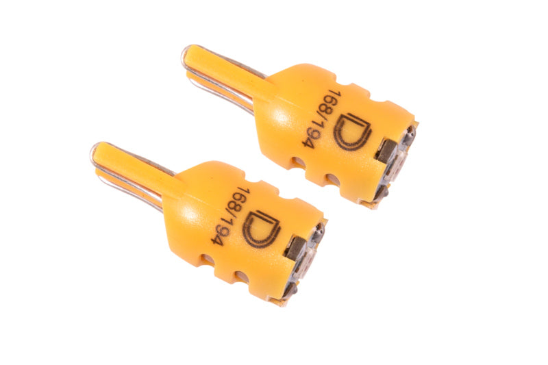 Diode Dynamics 194 LED Bulb HP5 LED - Amber Short (Pair)-Bulbs-Grocery Getter Performance