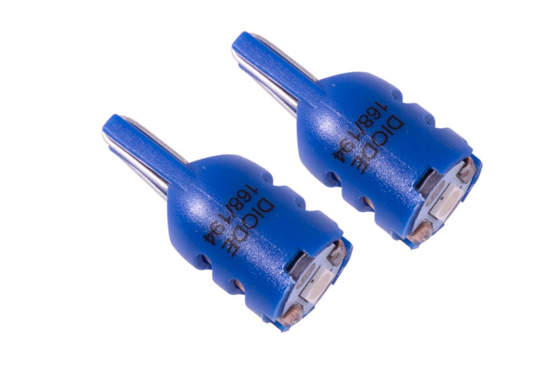 Diode Dynamics 194 LED Bulb HP5 LED - Blue Short (Pair)-Bulbs-Grocery Getter Performance