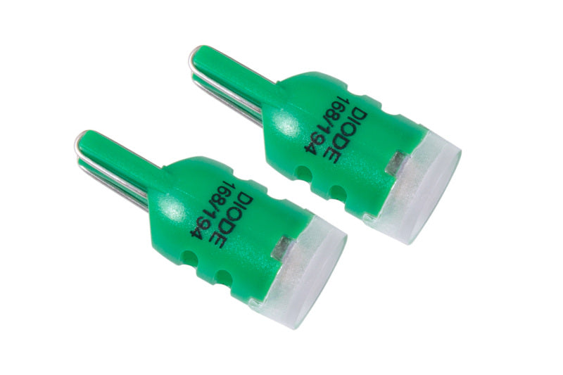 Diode Dynamics 194 LED Bulb HPHP3 LED - Green (Pair)-Bulbs-Grocery Getter Performance