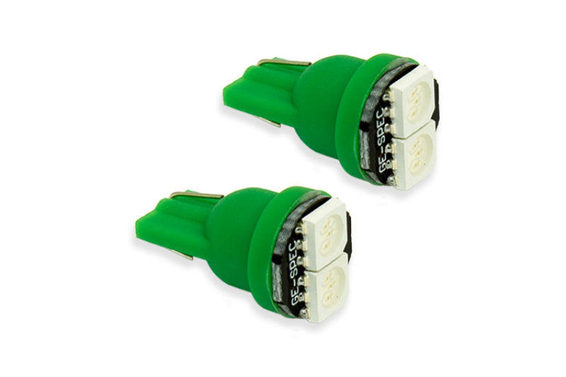 Diode Dynamics 194 LED Bulb SMD2 LED - Green (Pair)-Bulbs-Grocery Getter Performance