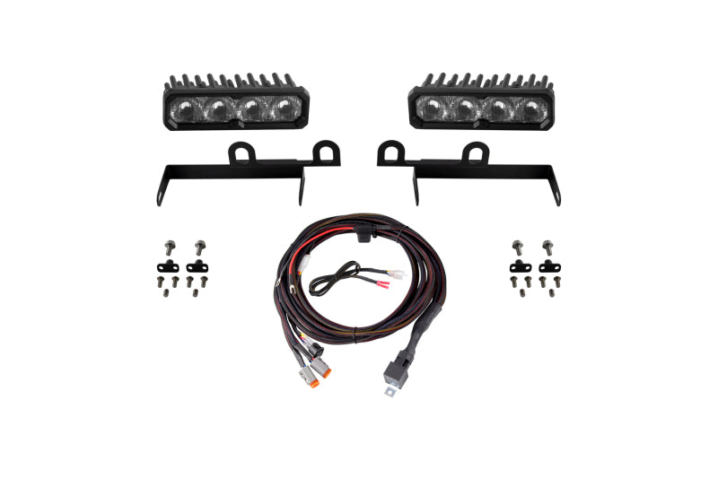 Diode Dynamics 2013-2018 Ram 1500 Ram SportExpress SS6 Sport LED Kit White Fog 6000K-Light Bars & Cubes-Grocery Getter Performance