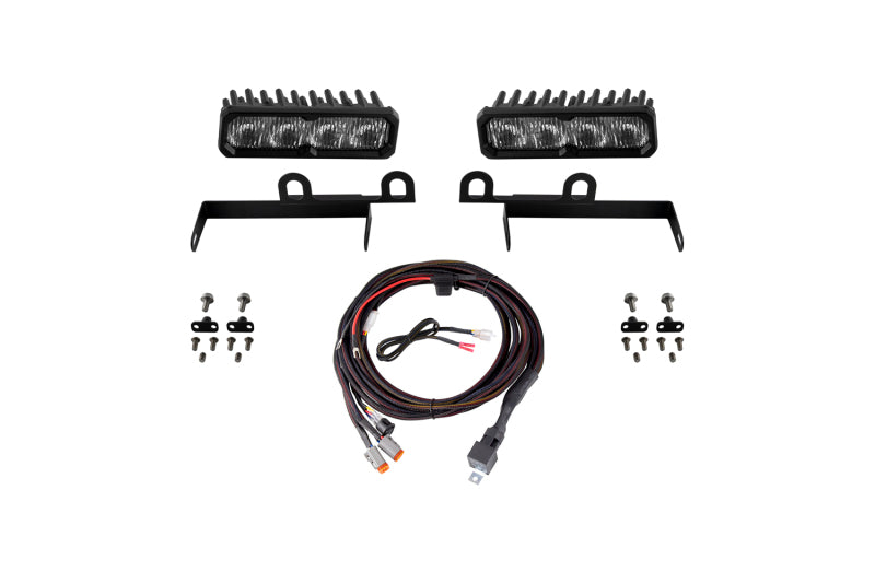 Diode Dynamics 2013-2018 Ram 1500 Ram SportExpress SS6 Sport LED Kit White Fog 6000K-Light Bars & Cubes-Grocery Getter Performance
