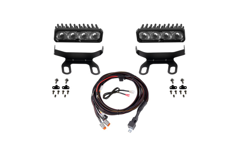 Diode Dynamics 2013-2018 Ram 1500 Ram Standard SS6 Pro LED Kit White Driving 6000K-Light Bars & Cubes-Grocery Getter Performance