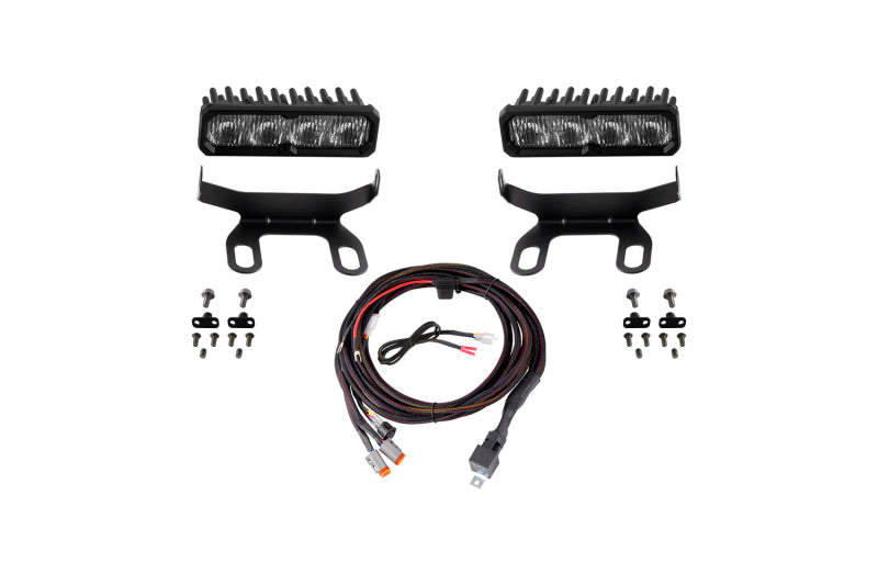 Diode Dynamics 2013-2018 Ram 1500 Ram Standard SS6 Pro LED Kit White Fog 6000K-Light Bars & Cubes-Grocery Getter Performance