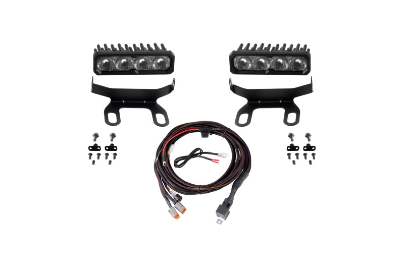 Diode Dynamics 2013-2018 Ram 1500 Ram Standard SS6 Sport LED Kit White Driving 6000K-Light Bars & Cubes-Grocery Getter Performance