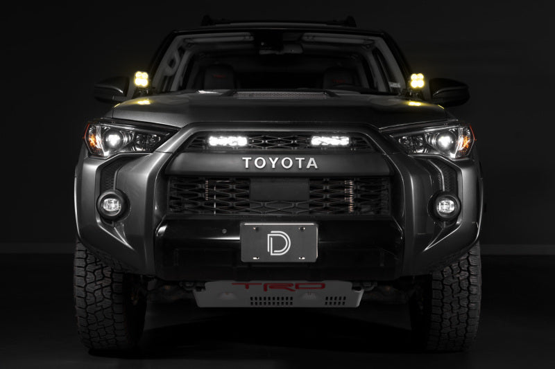 Diode Dynamics 2014-2024 Toyota 4Runner SS6 Sport LED Kit Yellow Driving 3000K-Light Bars & Cubes-Grocery Getter Performance