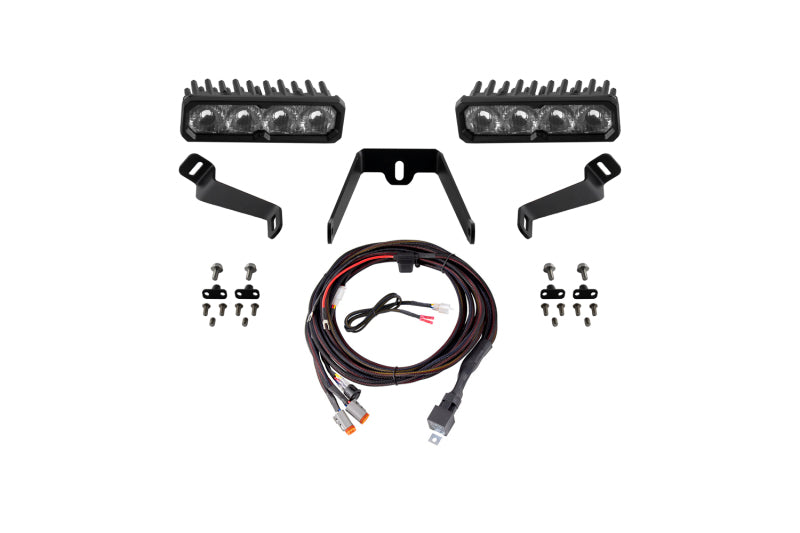 Diode Dynamics 2015-2017 Subaru WRX SS6 Max LED Kit White Driving 6000K-Light Bars & Cubes-Grocery Getter Performance