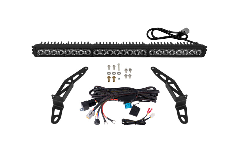 Diode Dynamics 2018-2026 Jeep Wrangler Jeep SS30 Bumper LED Kit Pro White Combo ABL 6000K-Light Bars & Cubes-Grocery Getter Performance