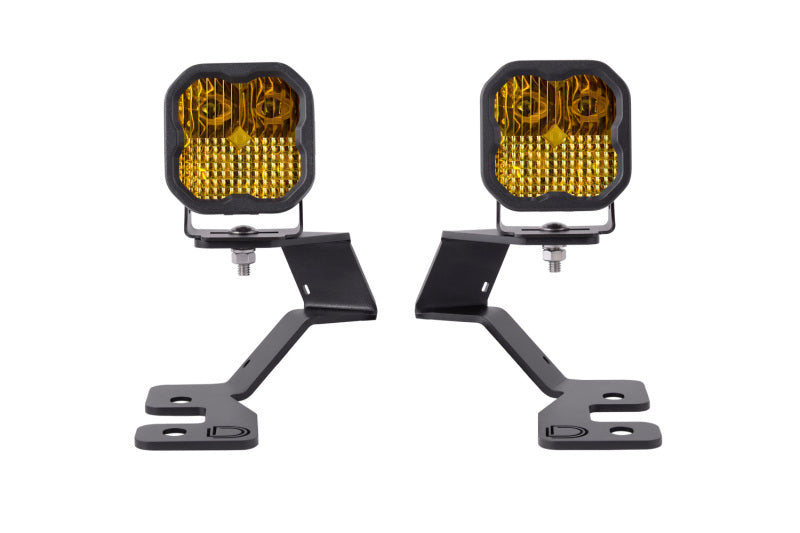 Diode Dynamics 2021 Ford Bronco Sport SS3 LED Ditch Light Kit - Sport Yellow Combo-Light Bars & Cubes-Grocery Getter Performance