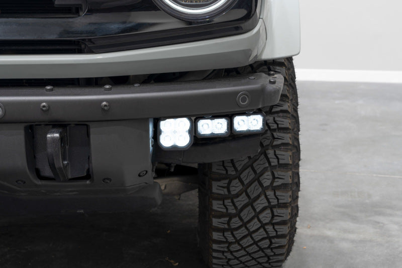 Diode Dynamics 2021 Ford Bronco Stage Series Fog Pocket Kit - Yellow Pro-Fog Lights-Grocery Getter Performance