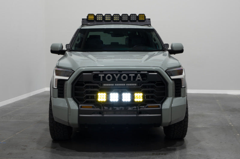 Diode Dynamics 2022 Toyota Tundra SS5 Grille CrossLink Lightbar Kit Sport - White Combo-Light Bars & Cubes-Grocery Getter Performance