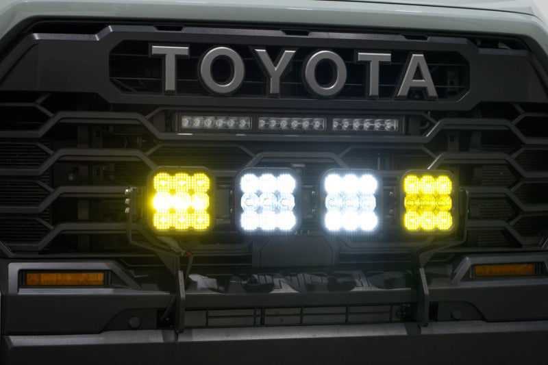 Diode Dynamics 2022 Toyota Tundra SS5 Grille CrossLink Lightbar Kit - Sport Yellow Combo-Light Bars & Cubes-Grocery Getter Performance