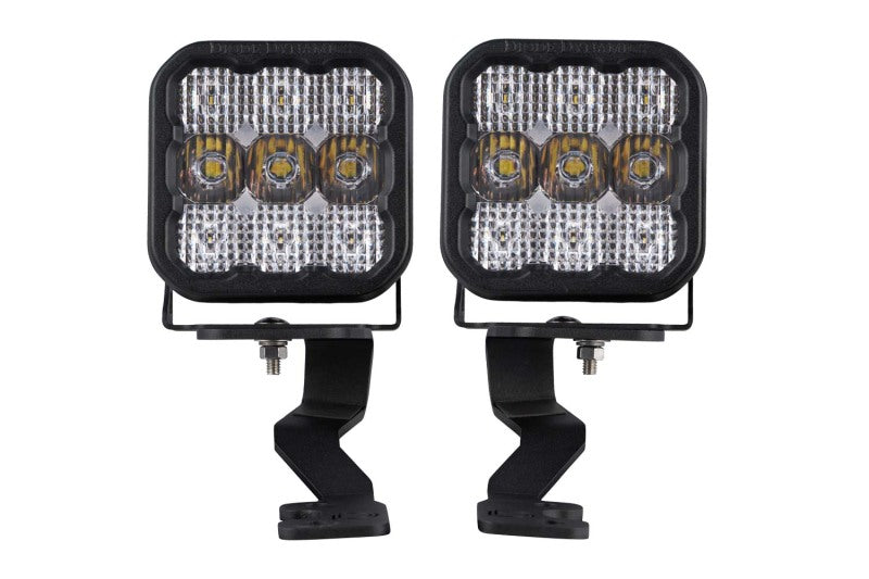Diode Dynamics 2022 Toyota Tundra SS5 Pro Stage Series Ditch Light Kit - White Combo-Light Bars & Cubes-Grocery Getter Performance