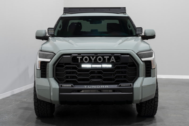 Diode Dynamics 2022+ Toyota Tundra TRD Pro Grille Light Bar Kit - Amber Combo-Light Bars & Cubes-Grocery Getter Performance