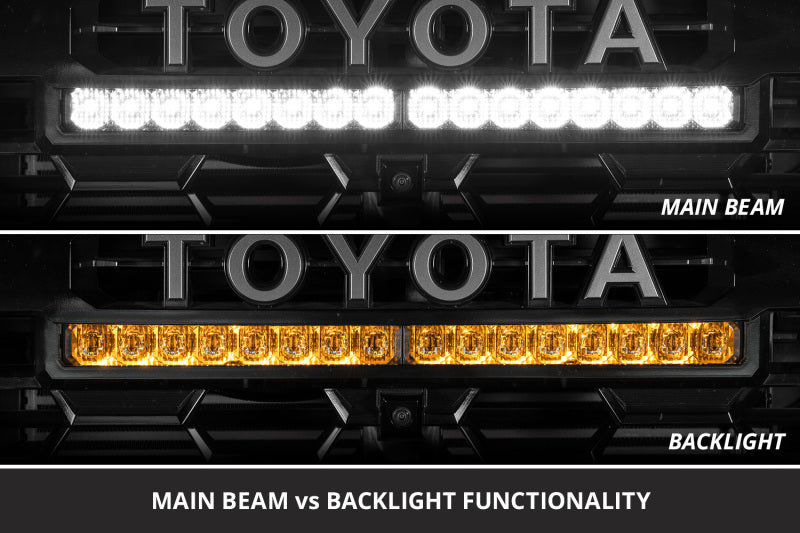 Diode Dynamics 2024-2026 Toyota Tacoma TRD Grille Lightbar SS20 Sport White Combo 6000K-Light Bars & Cubes-Grocery Getter Performance