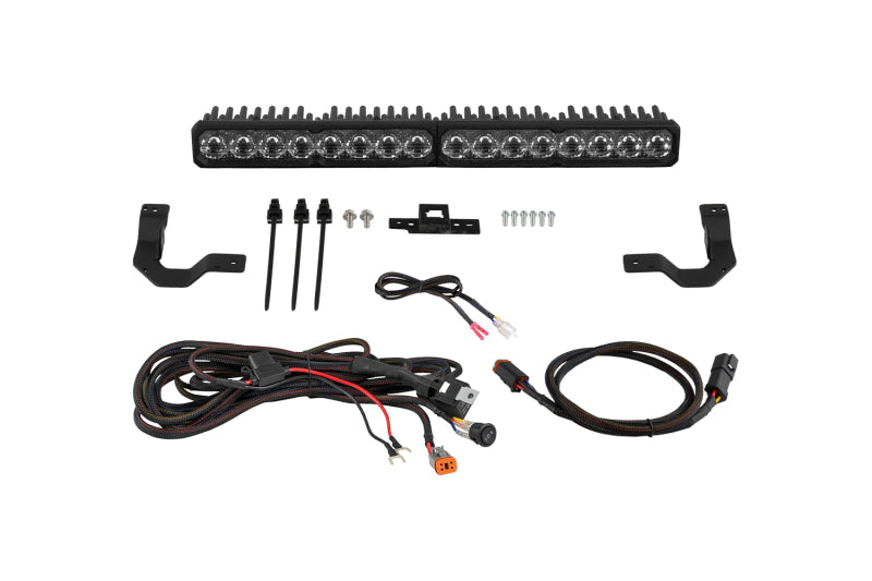 Diode Dynamics 2024-2026 Toyota Tacoma TRD Grille Lightbar SS20 Sport White Driving 6000K-Light Bars & Cubes-Grocery Getter Performance