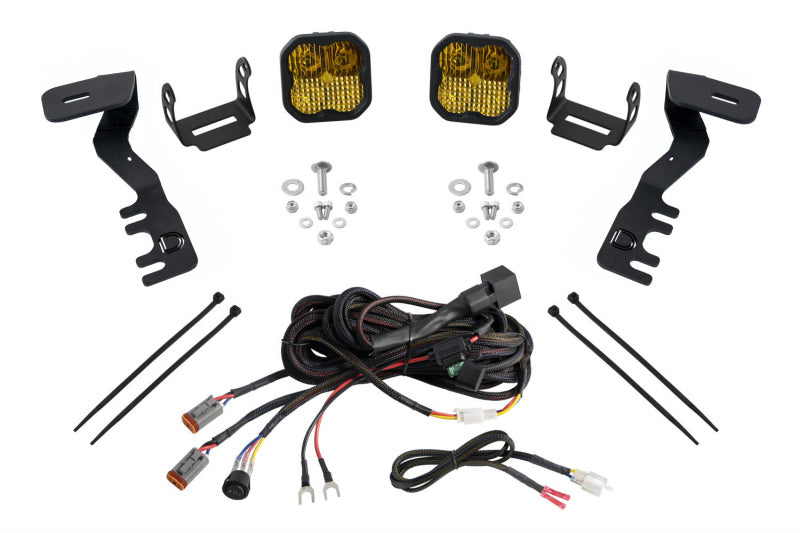 Diode Dynamics 2024+ Toyota Tacoma SS3 LED Ditch Light Kit- Pro Yellow Combo-Light Accessories and Wiring-Grocery Getter Performance