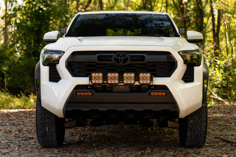 Diode Dynamics 2024 Toyota Tacoma SS5 Grille CrossLink Lightbar Kit - Sport White Combo-Light Accessories and Wiring-Grocery Getter Performance