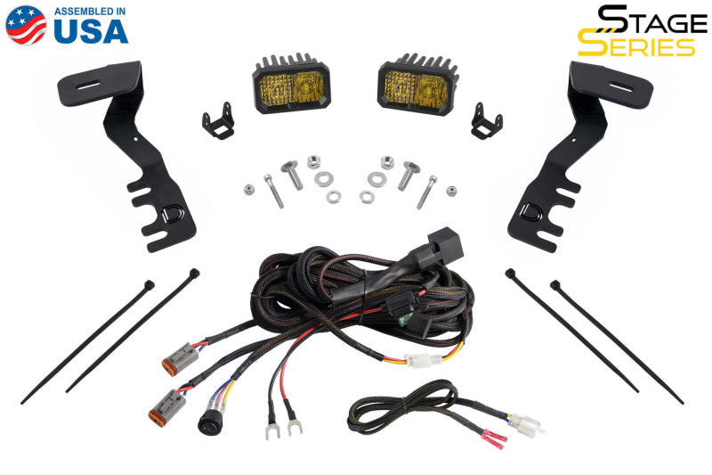 Diode Dynamics 2024+ Toyota Tacoma Stage Series Ditch Light Bracket Kit-Light Mounts-Grocery Getter Performance