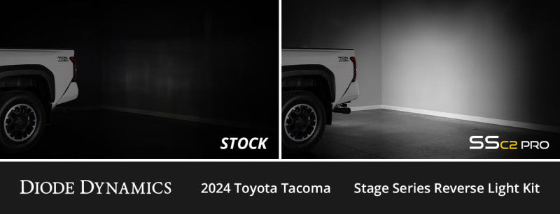 Diode Dynamics 2024+ Toyota Tacoma Stage Series Reverse Light Kit Brackets-Light Mounts-Grocery Getter Performance