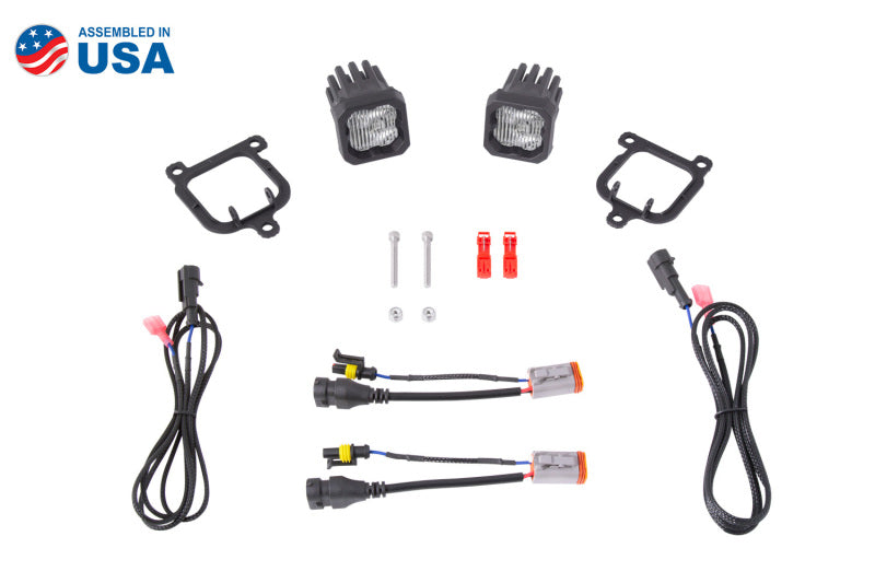 Diode Dynamics 21-24 Ford Bronco Sport SSC1 LED Fog Light Kit-Fog Lights-Grocery Getter Performance