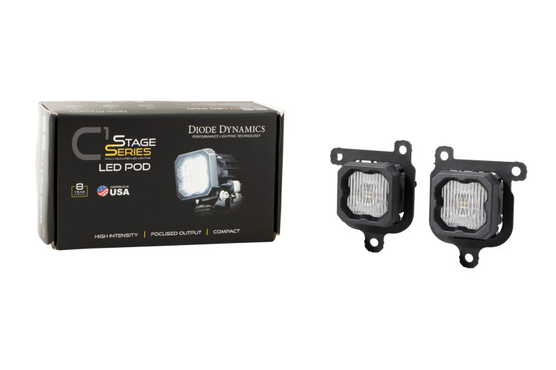 Diode Dynamics 21-24 Ford Bronco Sport SSC1 LED Fog Light Kit-Fog Lights-Grocery Getter Performance