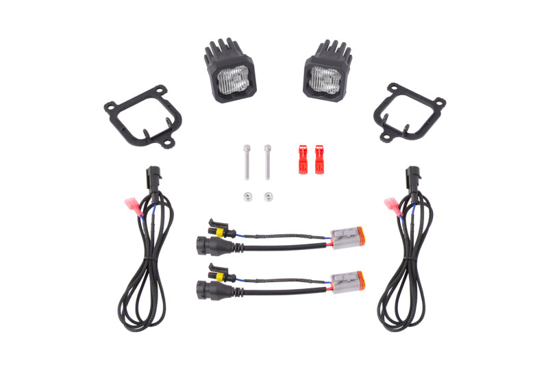 Diode Dynamics 21-24 Ford Bronco Sport SSC1 LED Fog Light Kit-Fog Lights-Grocery Getter Performance