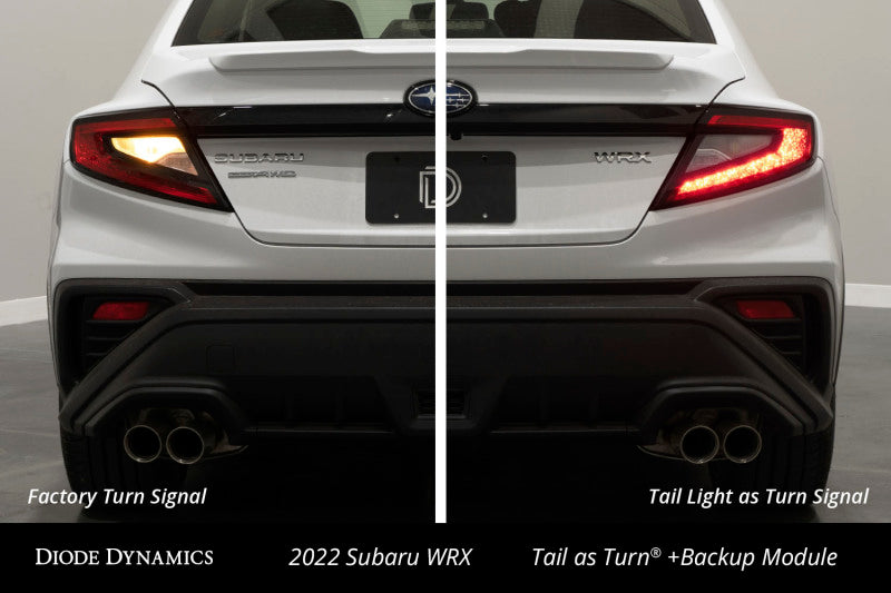 Diode Dynamics 22-23 Subaru WRX Tail as Turn w/ Backup Module-Light Accessories and Wiring-Grocery Getter Performance