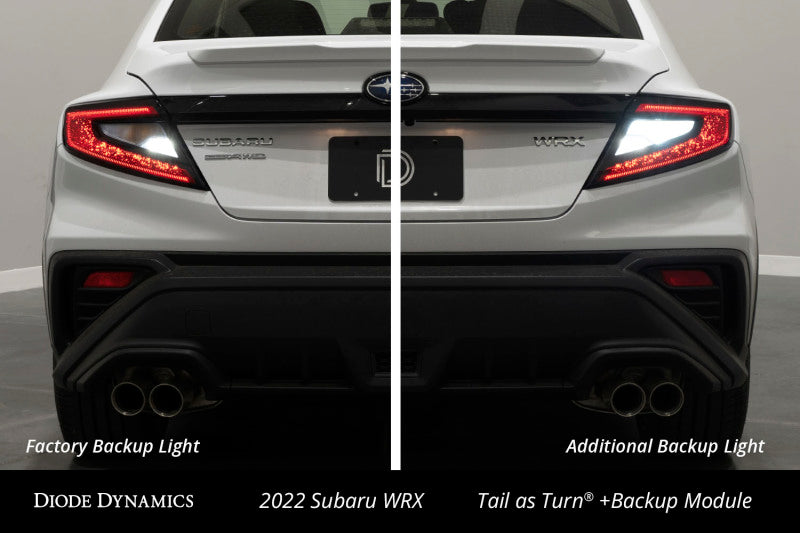 Diode Dynamics 22-23 Subaru WRX Tail as Turn w/ Backup Module-Light Accessories and Wiring-Grocery Getter Performance
