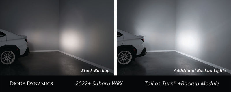 Diode Dynamics 22-23 Subaru WRX Tail as Turn w/ Backup Module-Light Accessories and Wiring-Grocery Getter Performance