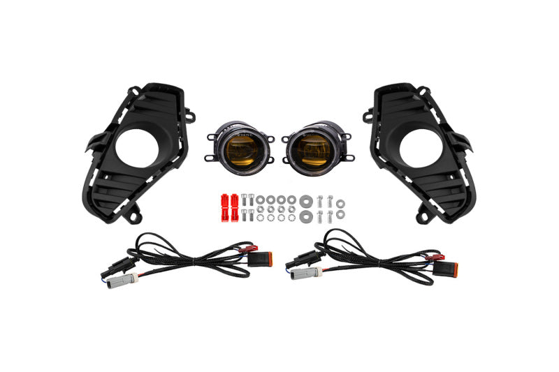 Diode Dynamics 22-25 Toyota RAV4 Elite Series Fog Lamp Kit - Yellow-Fog Lights-Grocery Getter Performance