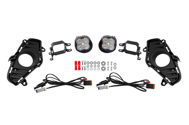 Diode Dynamics 22-25 Toyota RAV4 SS3 Fog Light Kit - White Pro-Fog Lights-Grocery Getter Performance