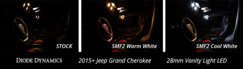 Diode Dynamics 28mm SMF2 LED Bulb - Cool - White Set of 4-Bulbs-Grocery Getter Performance