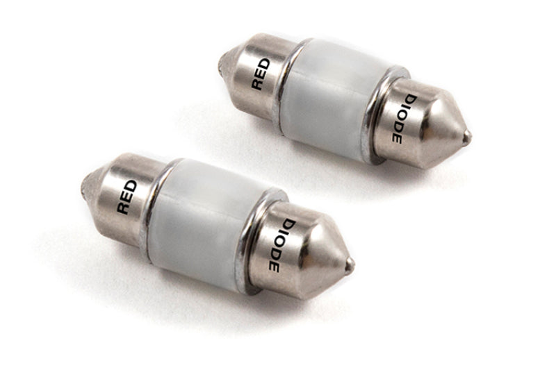 Diode Dynamics 29mm HP6 LED Bulb - Red (Pair)-Bulbs-Grocery Getter Performance