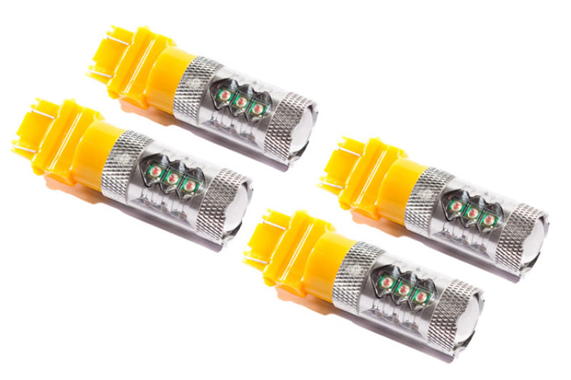 Diode Dynamics 3157 LED Bulb XP80 LED - Amber Set of 4-Bulbs-Grocery Getter Performance