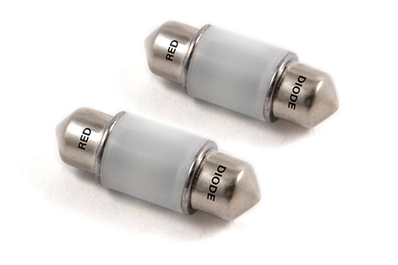 Diode Dynamics 31mm HP6 LED Bulb LED - Red (Pair)-Bulbs-Grocery Getter Performance