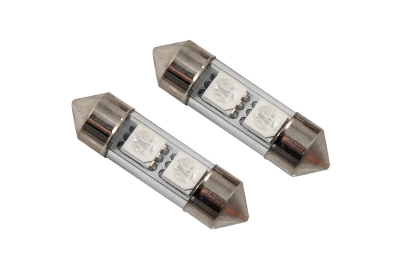 Diode Dynamics 31mm SMF2 LED Bulb - Amber (Pair)-Bulbs-Grocery Getter Performance