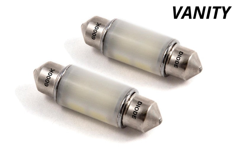 Diode Dynamics 36mm SMF2 LED Bulb - Red (Pair)-Bulbs-Grocery Getter Performance