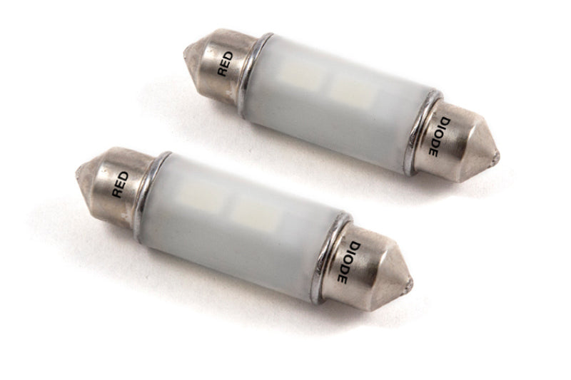 Diode Dynamics 39mm HP6 LED Bulb LED - Red (Pair)-Bulbs-Grocery Getter Performance