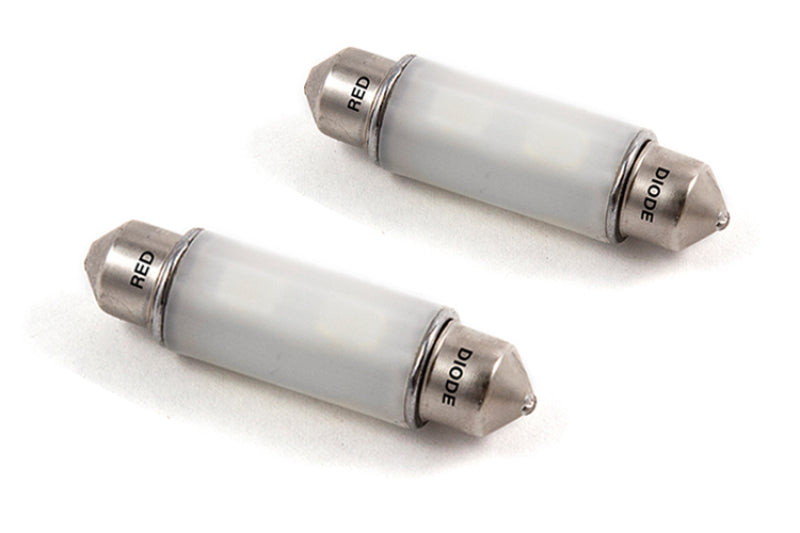 Diode Dynamics 41mm HP6 LED Bulb - Red (Pair)-Bulbs-Grocery Getter Performance