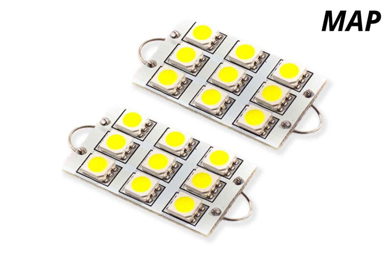 Diode Dynamics 44mm SML8 LED Bulb - Amber (Pair)-Bulbs-Grocery Getter Performance